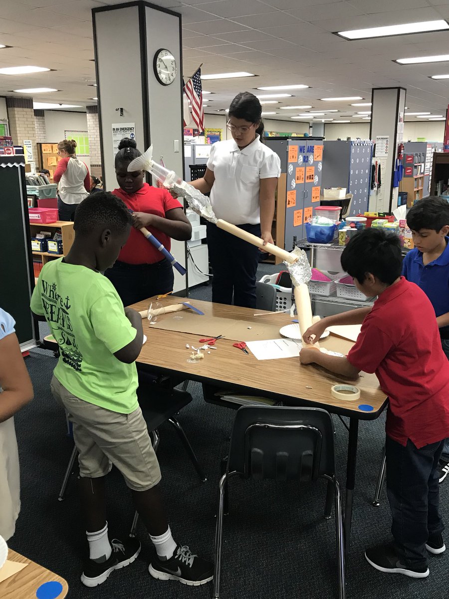 Ms_Guardino's tweet photo. First STEM Challenge of the year!  Students worked together to create a marble rollercoaster. https://t.co/AJgURBAWAn