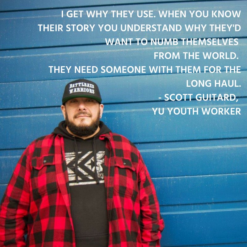GVYU's tweet photo. Check out Scott’s story of overcoming addiction and helping young people do the same today for #InternationalOverdoseAwarenessDay. Find it on pages 4-5 of our annual report at https://t.co/l0kXy0uk4z https://t.co/wsnvzrXZc4