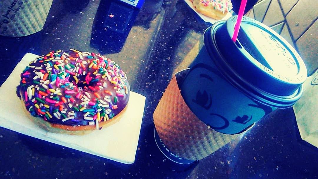 It's always a good time for coffee and donuts. Especially right now