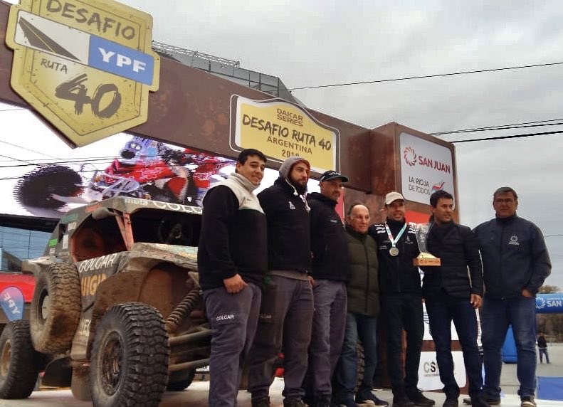 Podio <a href="/desafioruta40/">Desafío Ruta 40</a> 
🥇 Categoría T3
🥉 General Autos  
Vamos @ColcarRT <a href="/patosilvasport/">Pato Silva</a>