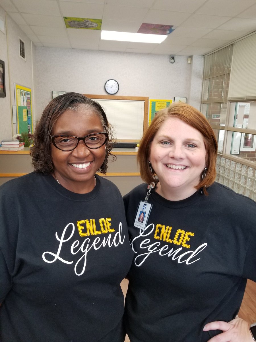Cdublin1971's tweet photo. My colleagues and I dressed alike today! WE ARE ENLOE LEGENDS! https://t.co/CmgsWuyhls