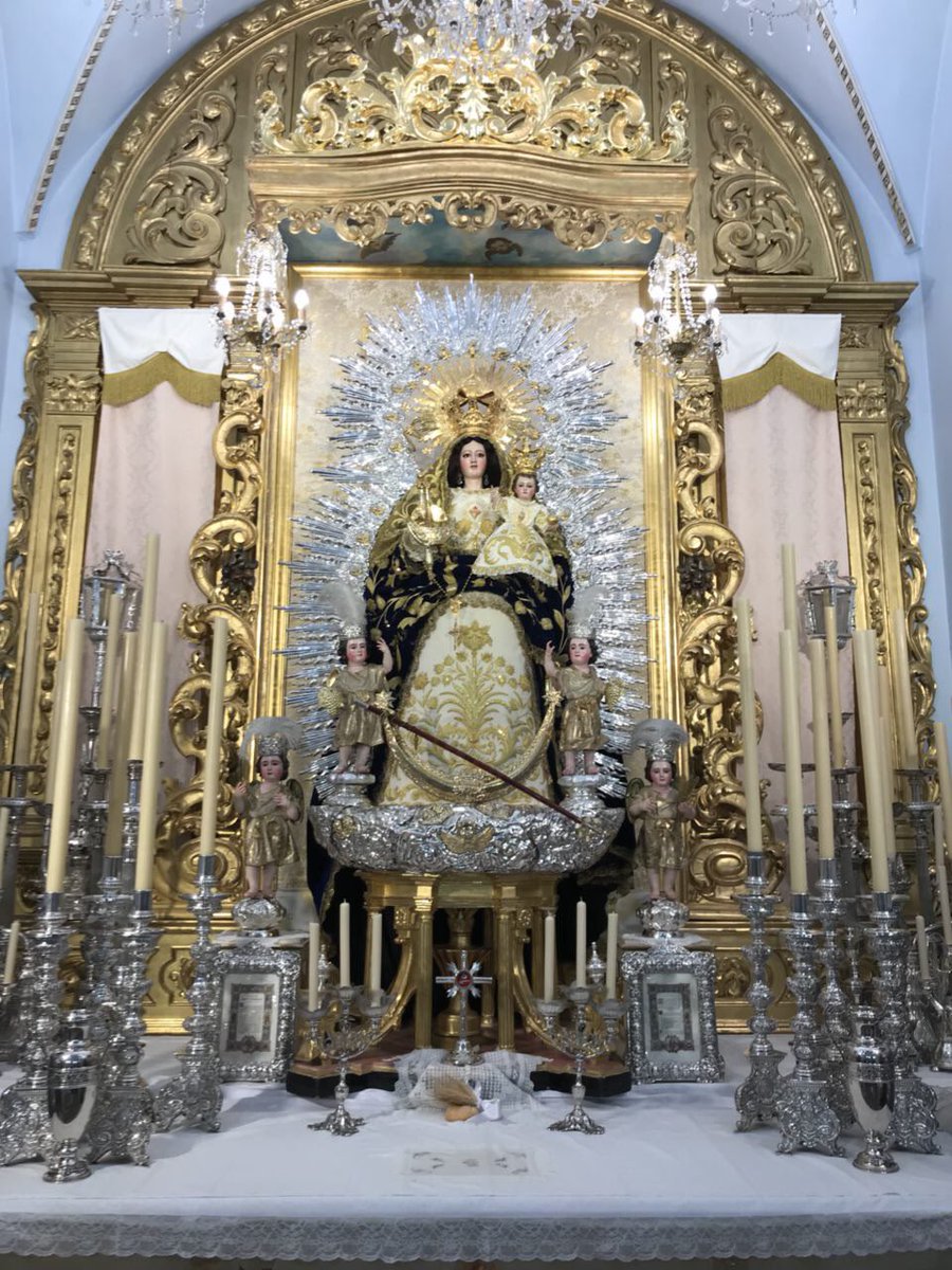 HdadConsolacion's tweet photo. #NovenadelaPatrona
Comienza el mes de Septiembre, el mes de la Santísima Virgen de Consolación Patrona de Carrión de los Céspedes y Alcaldesa Honoraria Perpetua de la Villa.
Ya se encuentra entronizada en su Altar de Novena, para las Fiestas Patronales de nuestro pueblo. https://t.co/Di51MqAW3g