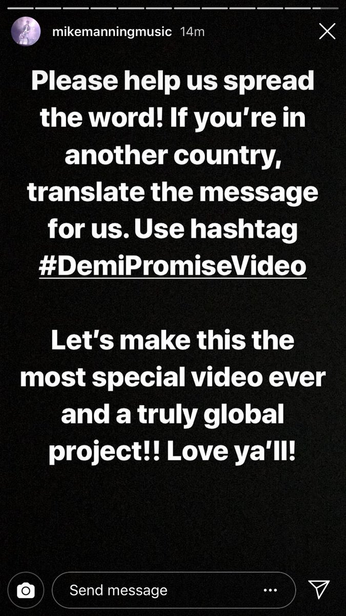 MurielGuigui's tweet photo. See messages below #demipromisevideo @RockyTopMusic @DemisWarrior36 spread the word https://t.co/NEaTGMBgNd