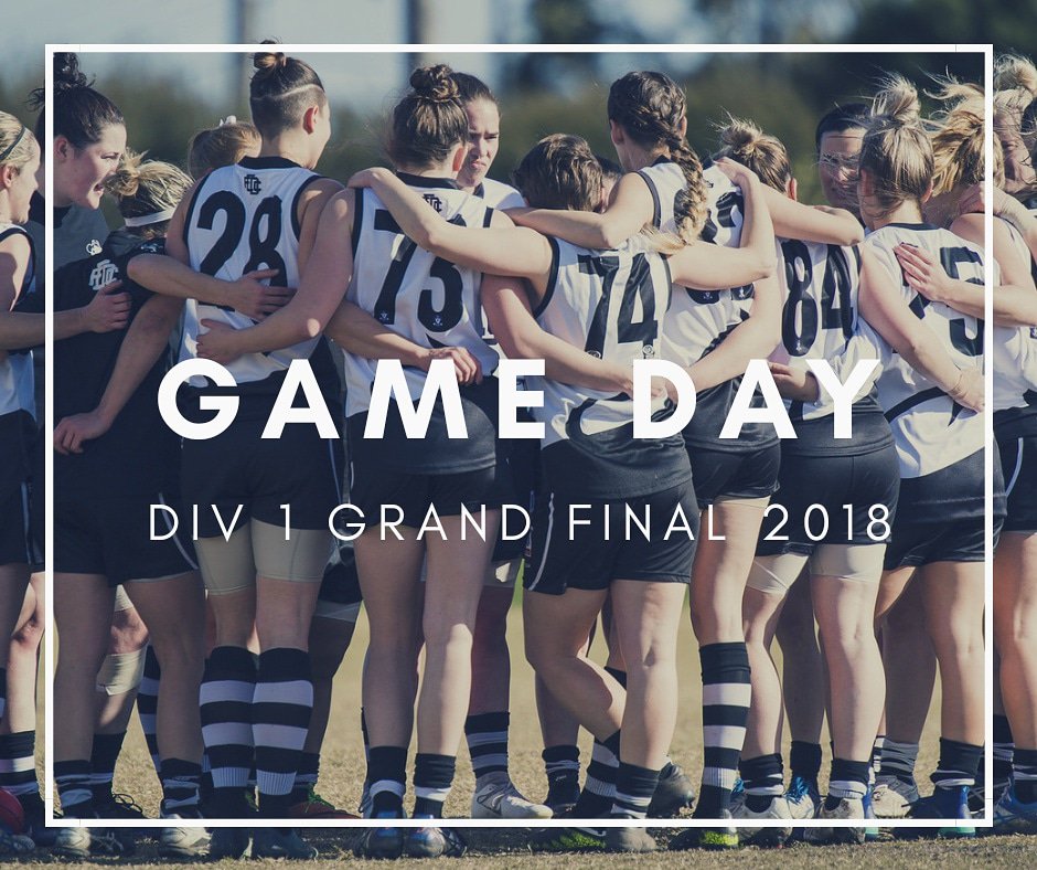 Today is the day 😈

Eastern Devils vs Seaford in the <a href="/SEW_Football/">South Eastern Womens</a> Div 1 Grand Final

Oval 2 • Holm Park Reserve • Beaconsfield
3:15pm • $13 entry fee

Pull on your black and white ⚫⚪