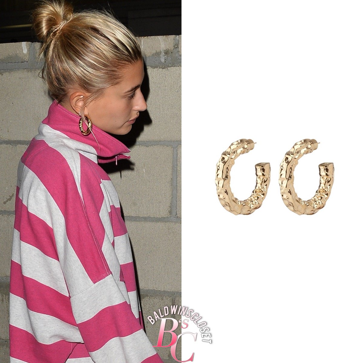 Hailey Bieber's Closet on X: October 23, 2018 - #HaileyBaldwin wore a  Vintage #Chanel Logo Sweatshirt for ￥298,000, #AcneStudios Velcro Sneakers  for $380.00, #LouisVuitton Palm Springs Backpack for $1,940.00. And a  personalised