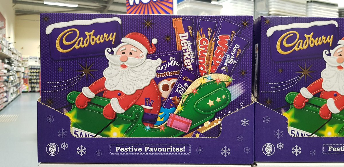 Chobbly's tweet photo. No! Not yet! It's too early for Christmas Selection Boxes! #BahHumbug #StillTechnicallySummer https://t.co/gesOR58yqo
