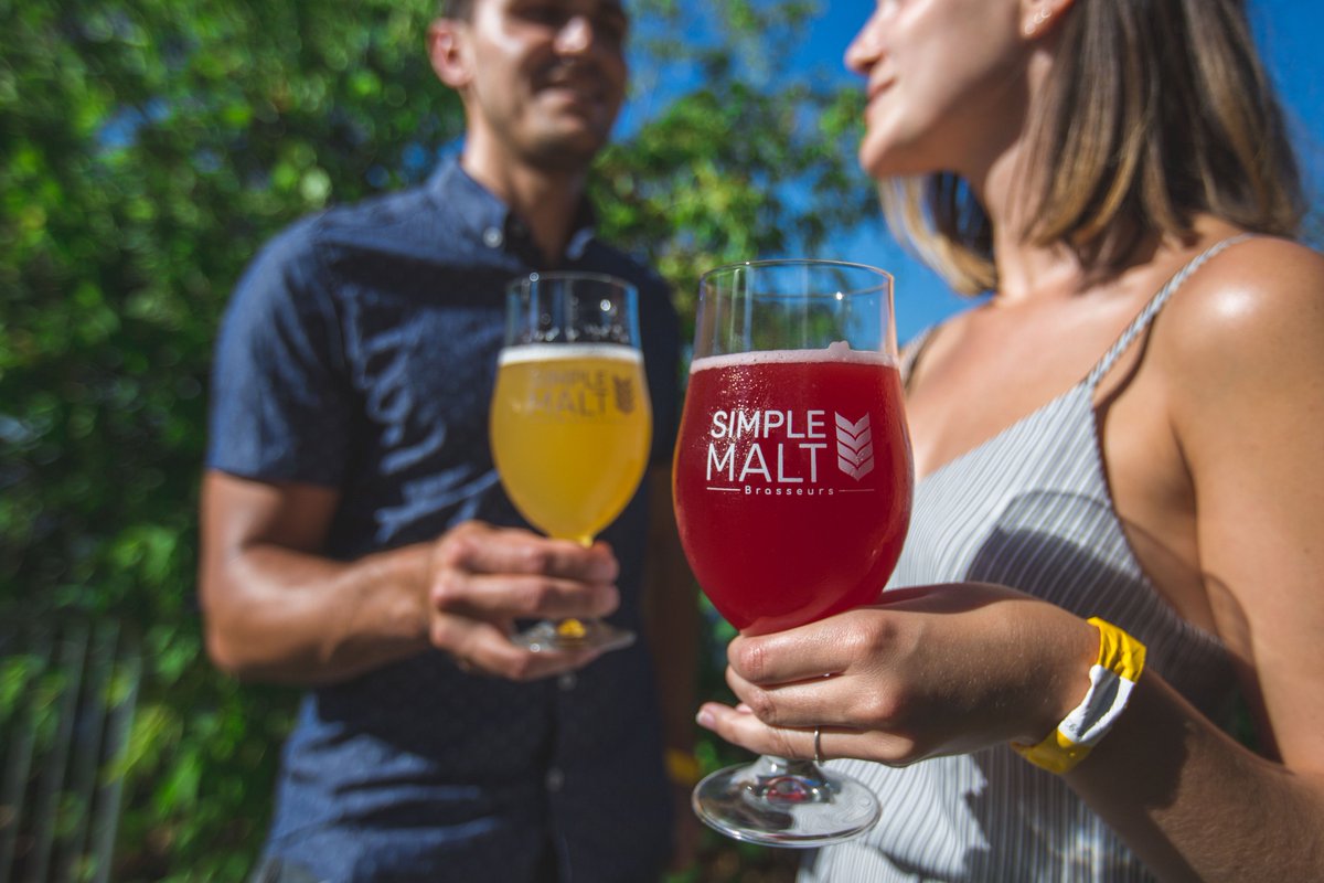 On commence le wekeend en force avec la Sorbet de <a href="/simple_malt/">Simple Malt</a> : une Berliner aux framboises! 👐

📷 : Xavier Legault