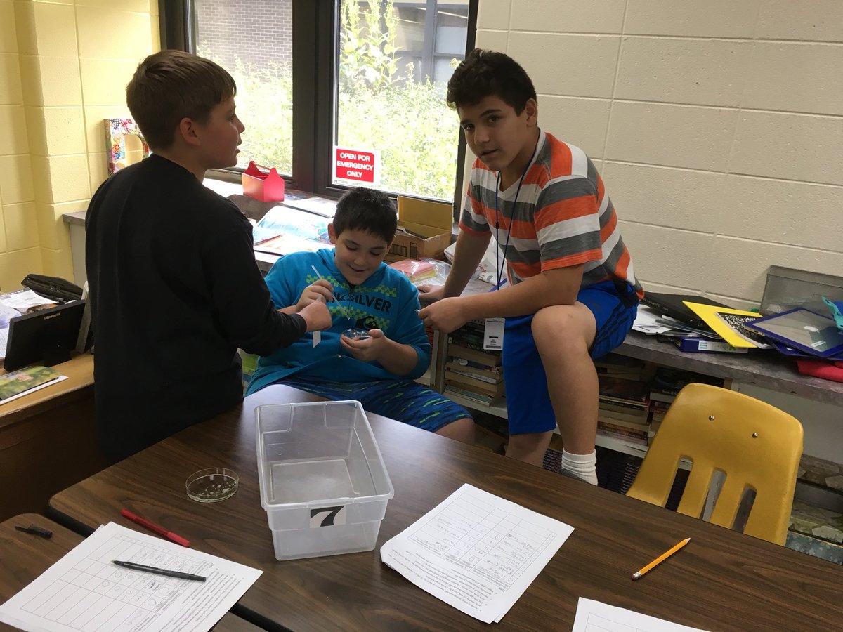 donoghue62's tweet photo. “There’s a lot of trial and error in science.” -Student #62learns #62cms https://t.co/XjNOYl6qbz