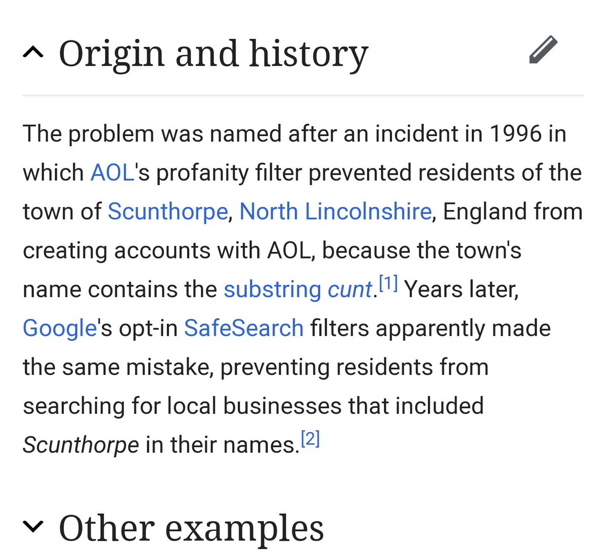 internetofshit's tweet photo. Today I learned about the scunthorpe problem. We have no hope https://t.co/70F8oI7DEU https://t.co/csZDZO2OAR