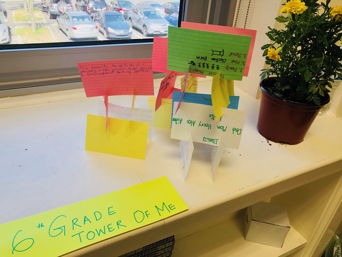 dolanraiders's tweet image. Mrs. Pandalai’s 6th and 7th grade Technology and Innovation classes made amazing “Tower of Me” projects about themselves for their first class! #spsmind #spschallenge