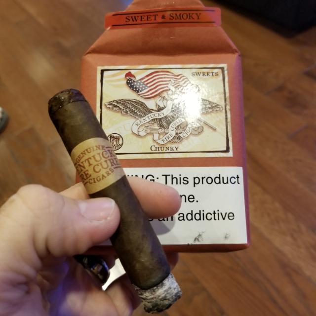 MattZeigler's tweet photo. I just smoked a Kentucky Fire Cured Sweets Chunky on @drewdiplomat! #DE4L https://t.co/9C286wlkNi