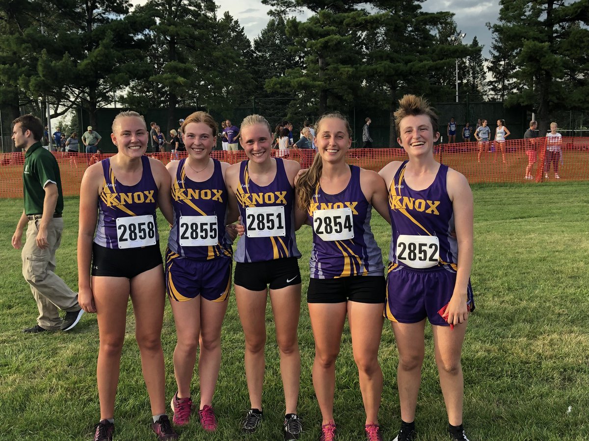 SandburgAD's tweet photo. These @KCXCTF ladies did us proud! Way to go - first race - it is only the starting point of the season. More to come as the season progresses! #FireForward #FireRising 🔥🦊 @KnoxCollege1837 @KnoxPrairieFire https://t.co/vYiJA8zCrZ