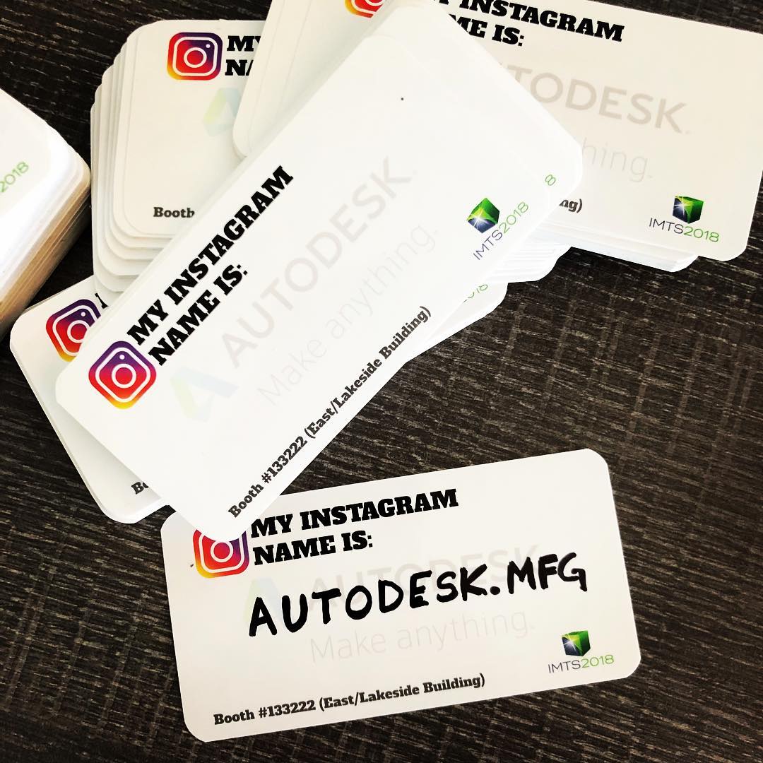 AutodeskHSM's tweet image. Who&apos;s going to IMTS this year?
.
Let me rephrase, who plans on winning the #autodeskcamchallenge for a trip to IMTS 2018? 😏
.
Make sure to swing by our Booth #133222 and pick one of these tags up. instagram.com/p/BiUitVlH03T/…