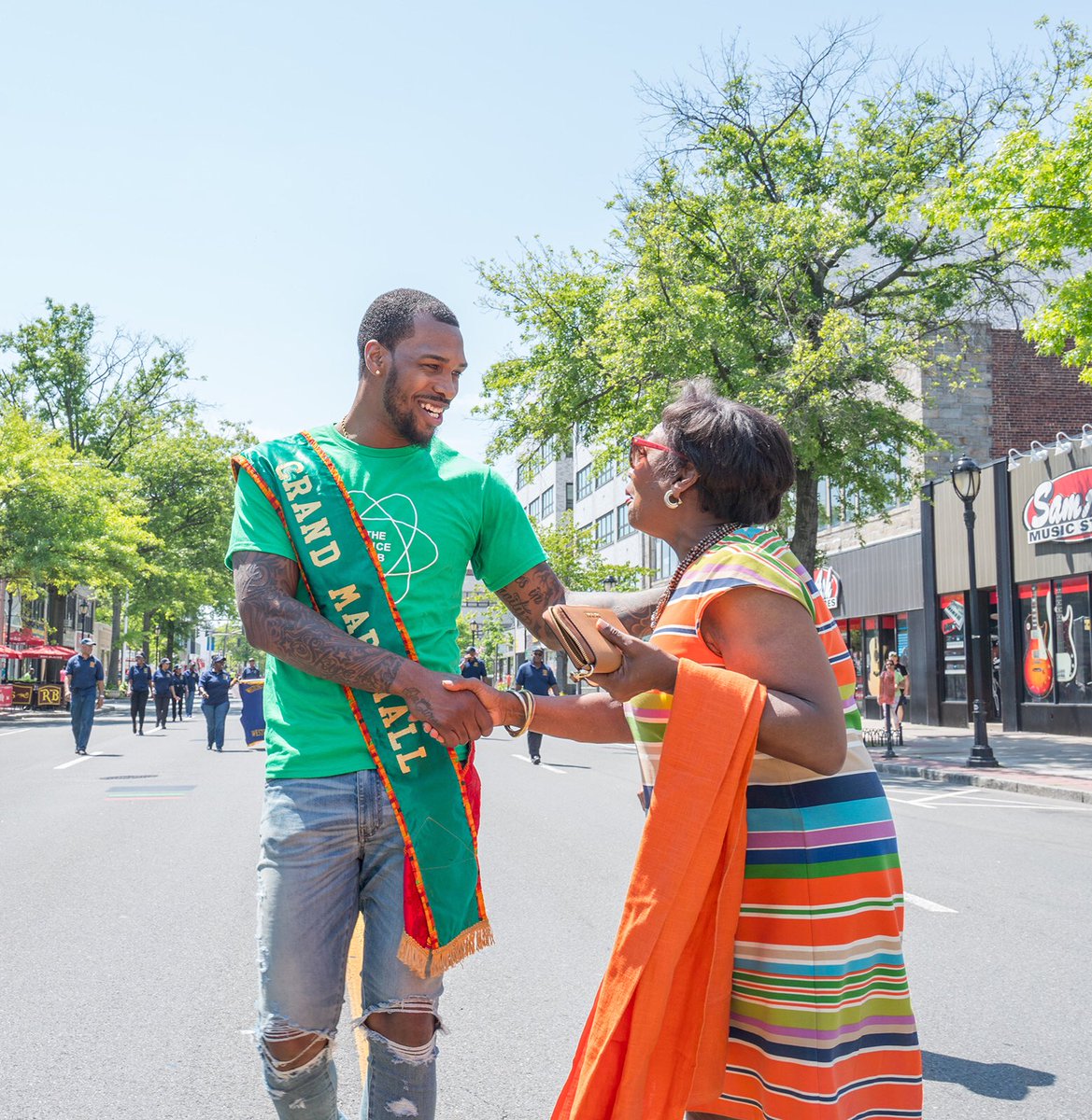 SeanKilpatrick's tweet photo. Grand Marshall in the city of White Plains & was Honored with my own day!!!! I guess Dreams Are Worth More Than Money!!! #WhitePlainsPride #Honored #ADreamComeTrue #Blessed #LoveForThis ππ½ https://t.co/qeoCLIDXHU