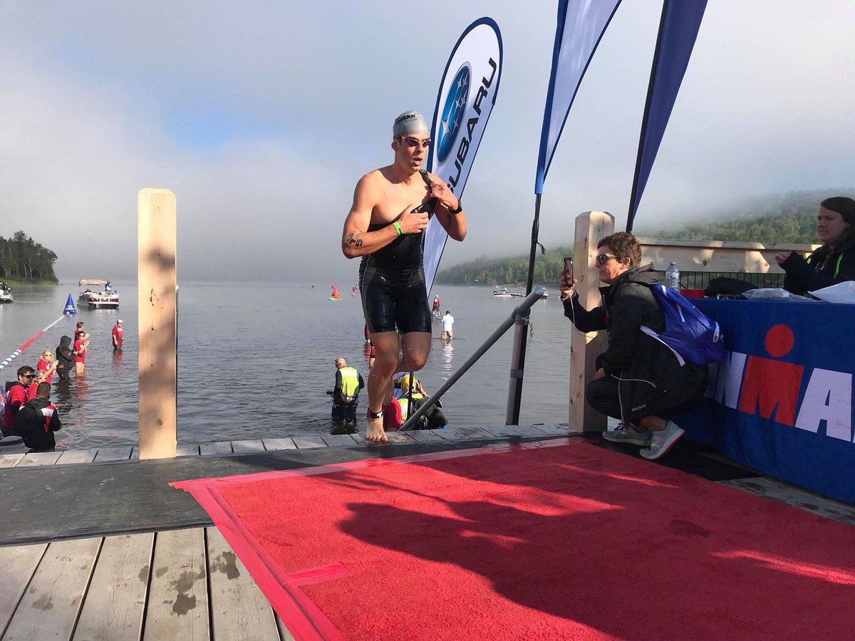antoinejdtri's tweet photo. Holy Molly that hurt!! 
Stocked to finish 4th at @IMMontTremblant behind some legends, but especially to FINALLY be an Ironman!! https://t.co/lM48Ci1tou