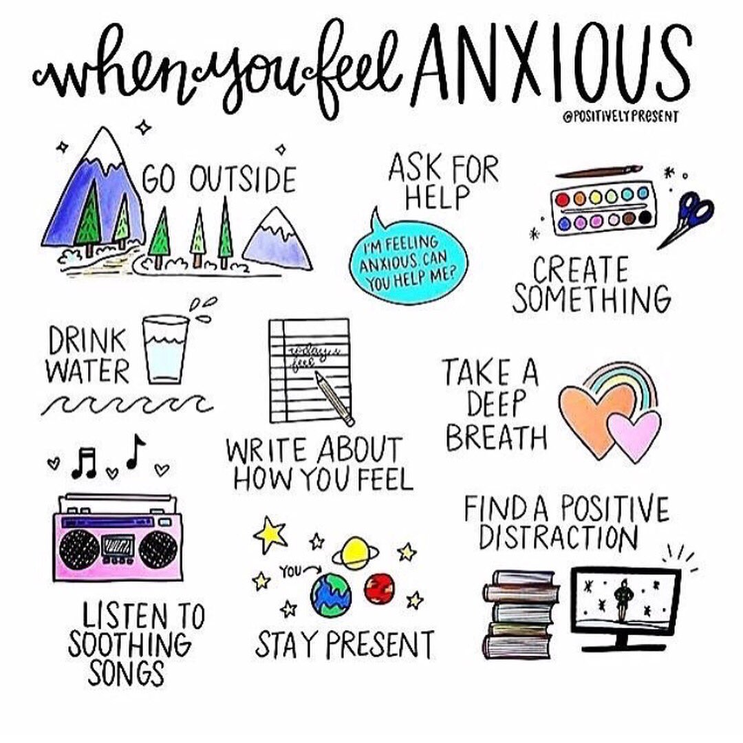 HealingInspired's tweet photo. And of course MY personal favorite-DANCE IT OUT!! 🙌🏼⚡️😅 There are tons of outlets for us to choose from when we are feeling anxious. Take the time to write down some personal ideas that might help soothe you in a future anxious moment!✏️ https://t.co/ZUKQGLqcHN