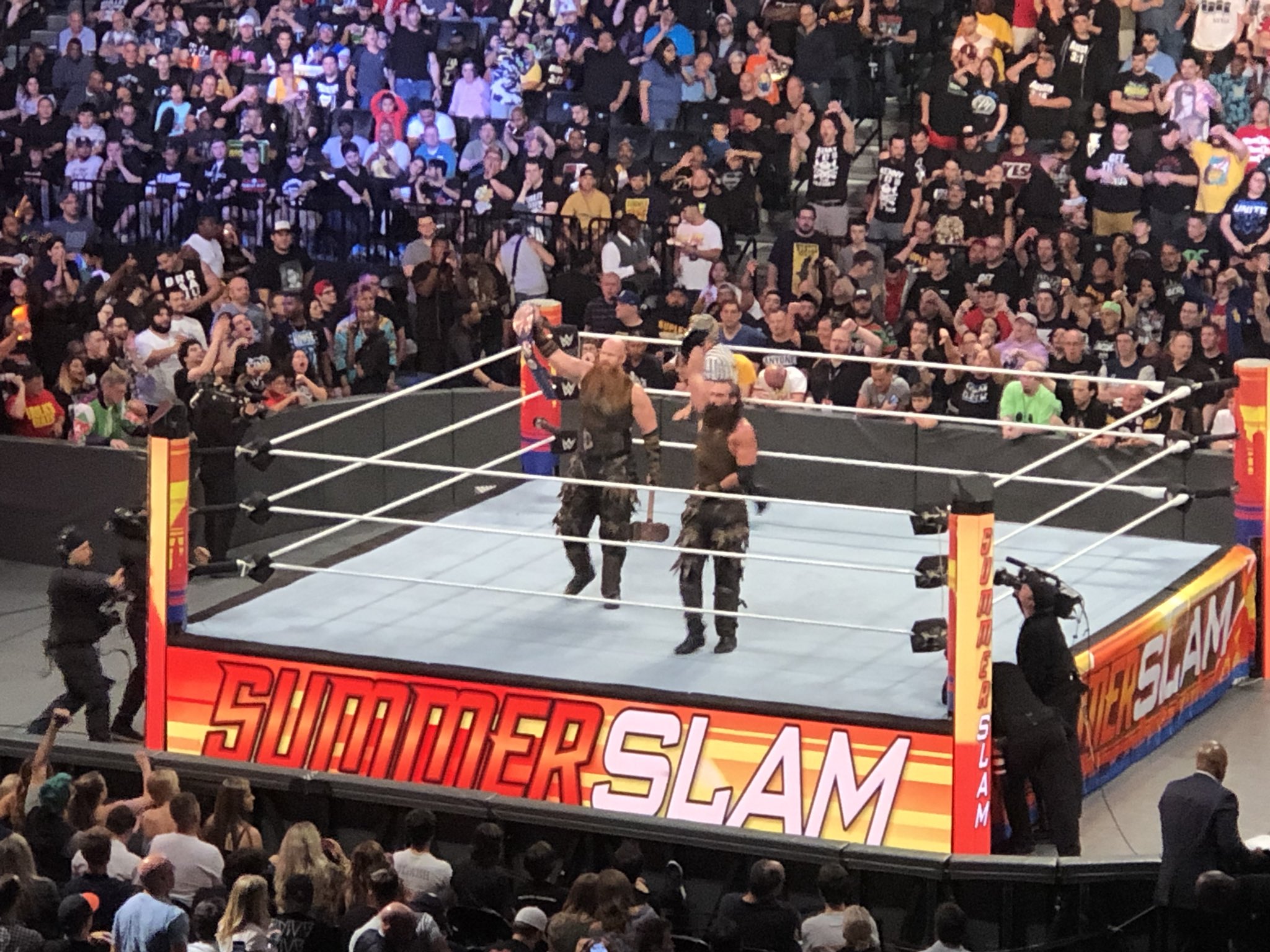 on Twitter "Fun match. Not stunned they did a DQ right