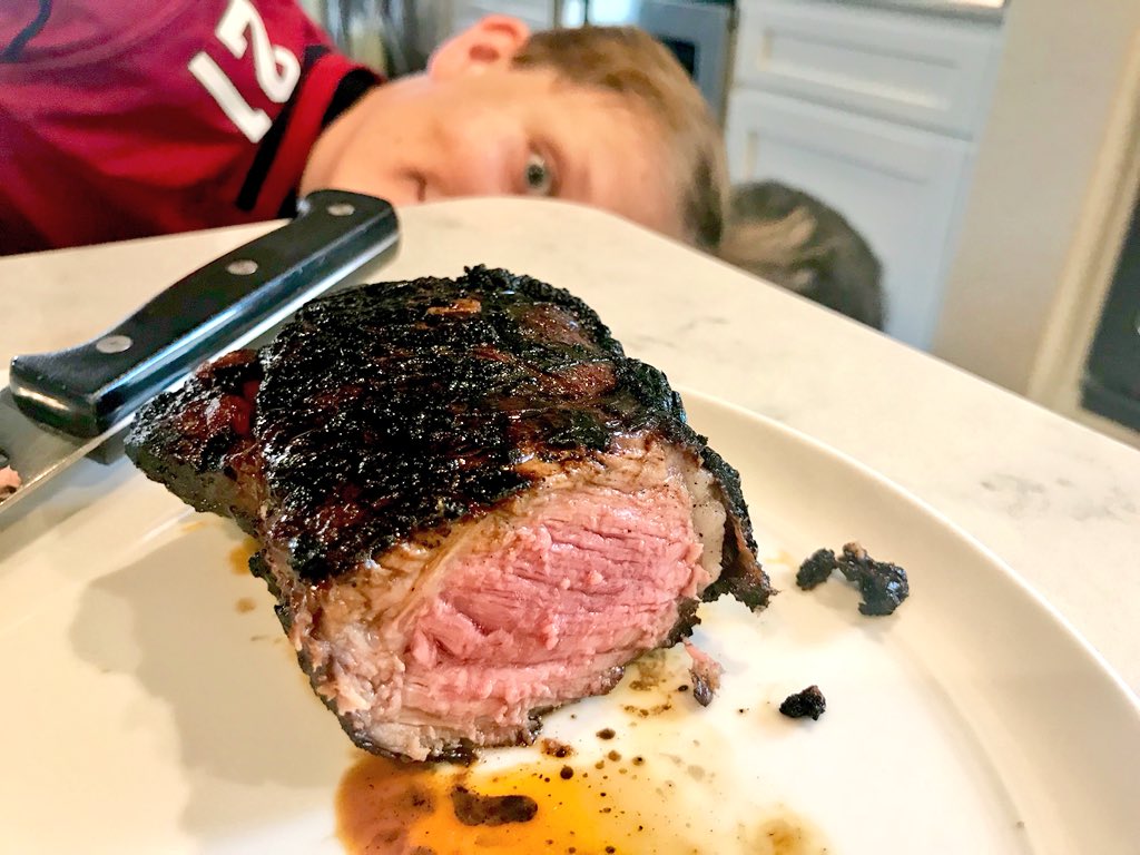 LightFarms's tweet photo. People need to understand - I’m out here in LF grilling perfect steaks. #IPlayForKeeps https://t.co/kF0rPOUFuf