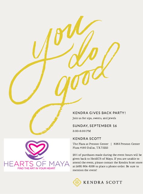 heartsofmaya's tweet photo. You do good, We do good!
Come out and join #HeartsOfMaya for a great cause!
Sunday, Sept. 16th from 3 to 6pm!
#youdogood #wedogood #giveback #payitforward #HOM #love https://t.co/fwxPQWVwDr