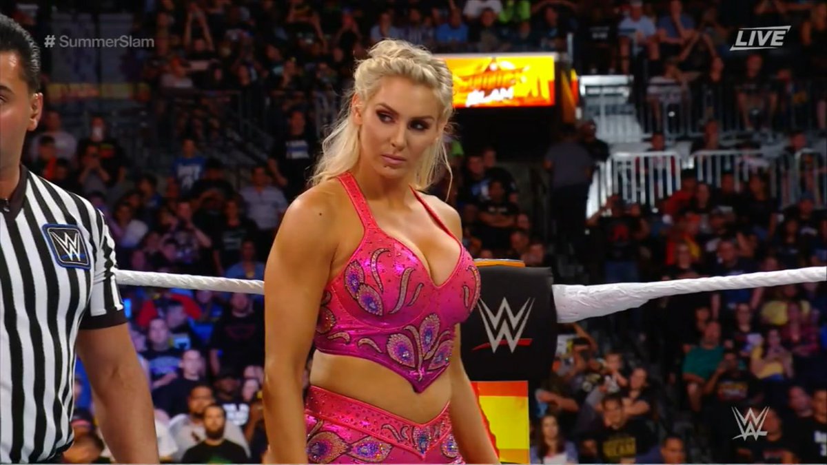 CFlairdotcom's tweet image. @MsCharlotteWWE looks simply Stunning tonight #Summerslam