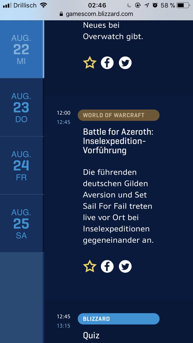 Auch dieses Jahr spielt SSFF wieder auf der GamesCom Bühne! #Gamescom2018 #gc #wow #WoWBFA #wowesports #aversion #blizzard #inselexpedition #pvp