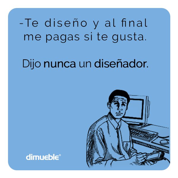 DiMueble's tweet photo. Porque nada en este mundo es de a gratis y menos el diseño. 👆 #Dimueble #diseño #Design https://t.co/fu7aYKqd8M