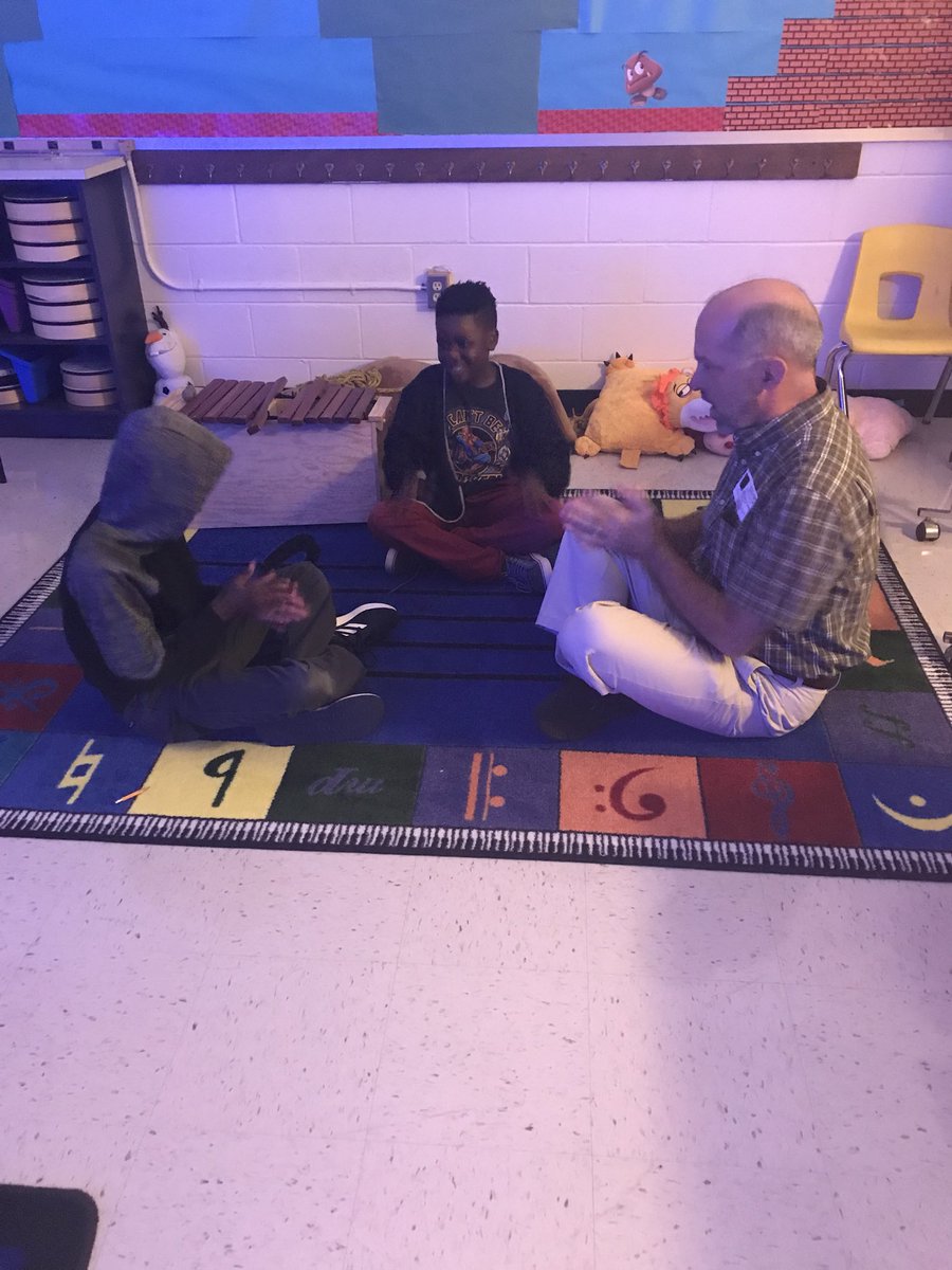 missgibson94's tweet photo. This week in Music- my dad stopped by to observe. 3rd grade as learned Seven Sevens and decided to teach him since he is new to the elementary world. @TeachLRobinson your babies were such great teachers! #fcsmusic https://t.co/8Vo2m6JLLR