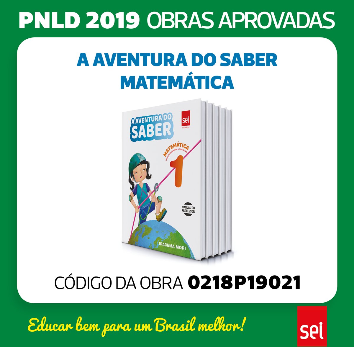 editora_sei's tweet photo. Resultado de um longo trabalho de pesquisas sobre o processo de ensino-aprendizagem da Matemática, a coleção promove a aprendizagem de forma que os alunos desenvolvam plena autonomia na construção do conhecimento.
https://t.co/umDvupLhU6 
#PNLD2019 #BNCC #EditoraSei #Matemática https://t.co/GIJVwrGfey