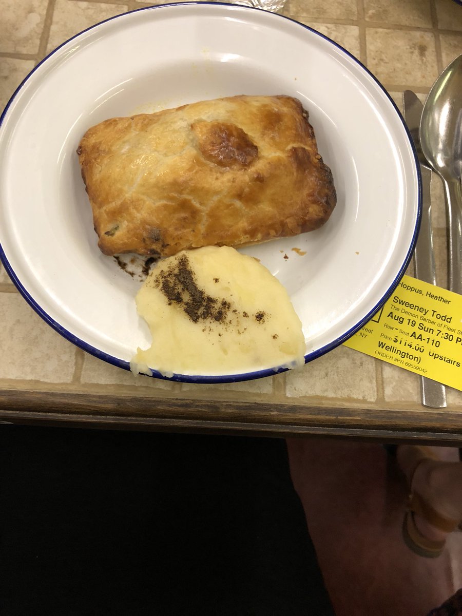 Jenna Lea Rosen ♪ (@jennalearosen) on Twitter photo Enjoying some meat pies <a href="/sweeneytoddnyc/">Sweeney Todd NYC</a>! You only have one more week to see this AH-mazing show! 🔪 Enjoying some meat pies <a href="/sweeneytoddnyc/">Sweeney Todd NYC</a>! You only have one more week to see this AH-mazing show! 🔪