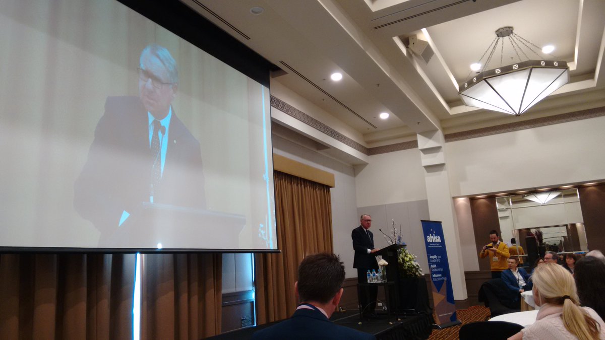 Aisnt1's tweet photo. David Gonski AC: The best boards have true diversity – gender, professions, background, age groups. 
#EdFo18 https://t.co/hdAYmhHBDy