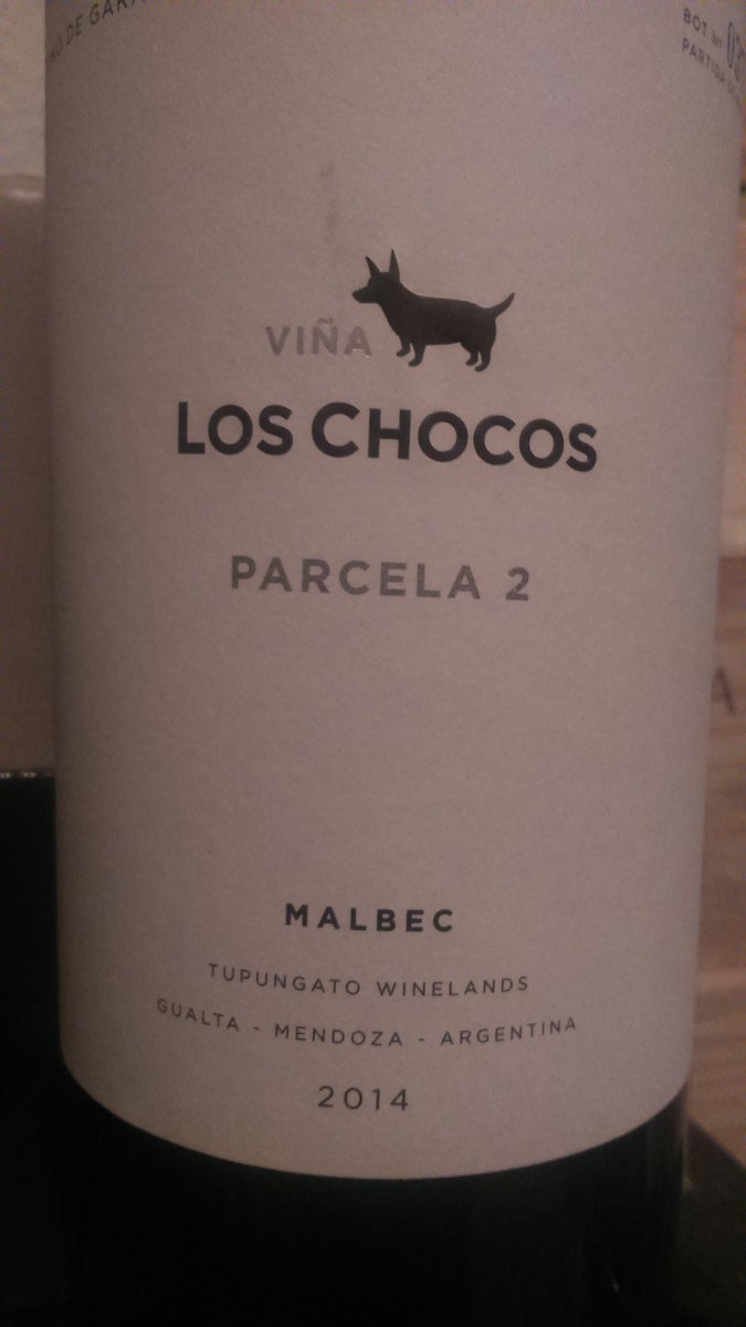 sgdf666's tweet photo. Otro enorme vino de Los Chocos. Un Malbec de gran concentración de fruta, de boca gorda pero también muy fluido, fresco, de gran acidez, tremenda textura, muy muy rico, intenso, muy largo. https://t.co/n7S4cPHdJp