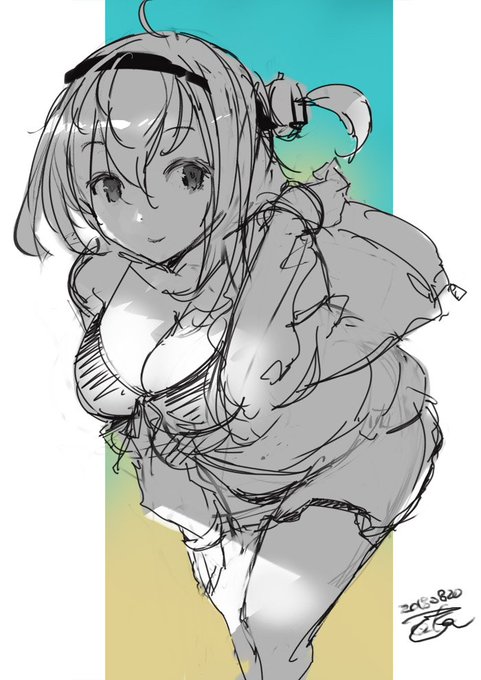 朝ラクガキ。何とか1週間継続できた 