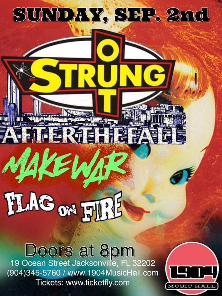 LavoEnt's tweet photo. Strung Out is 2 weeks away !! Get your tickets now !! 
 
🎟: https://t.co/2yu1nAPdBk

#strungout #dtjax #jaxbeach #punk #punkrock #rock #duval #flagonfire #musicislife #igersjax #orangeparkfl 
#FL #SundaySept2nd1904 !! https://t.co/86qZu9poOY