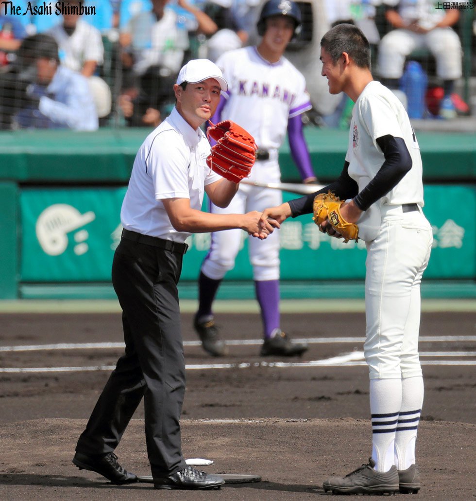 桑田真澄氏が甲子園の始球式に登場 金足農との縁も