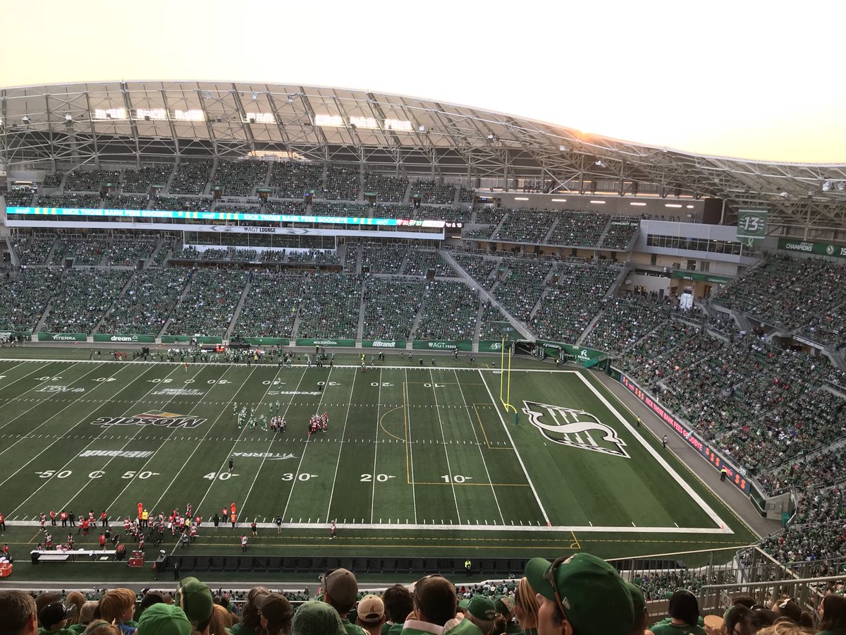 GregTaylor30's tweet photo. The sun is setting on the Stamps #riderslive https://t.co/D8BGXPCFSk