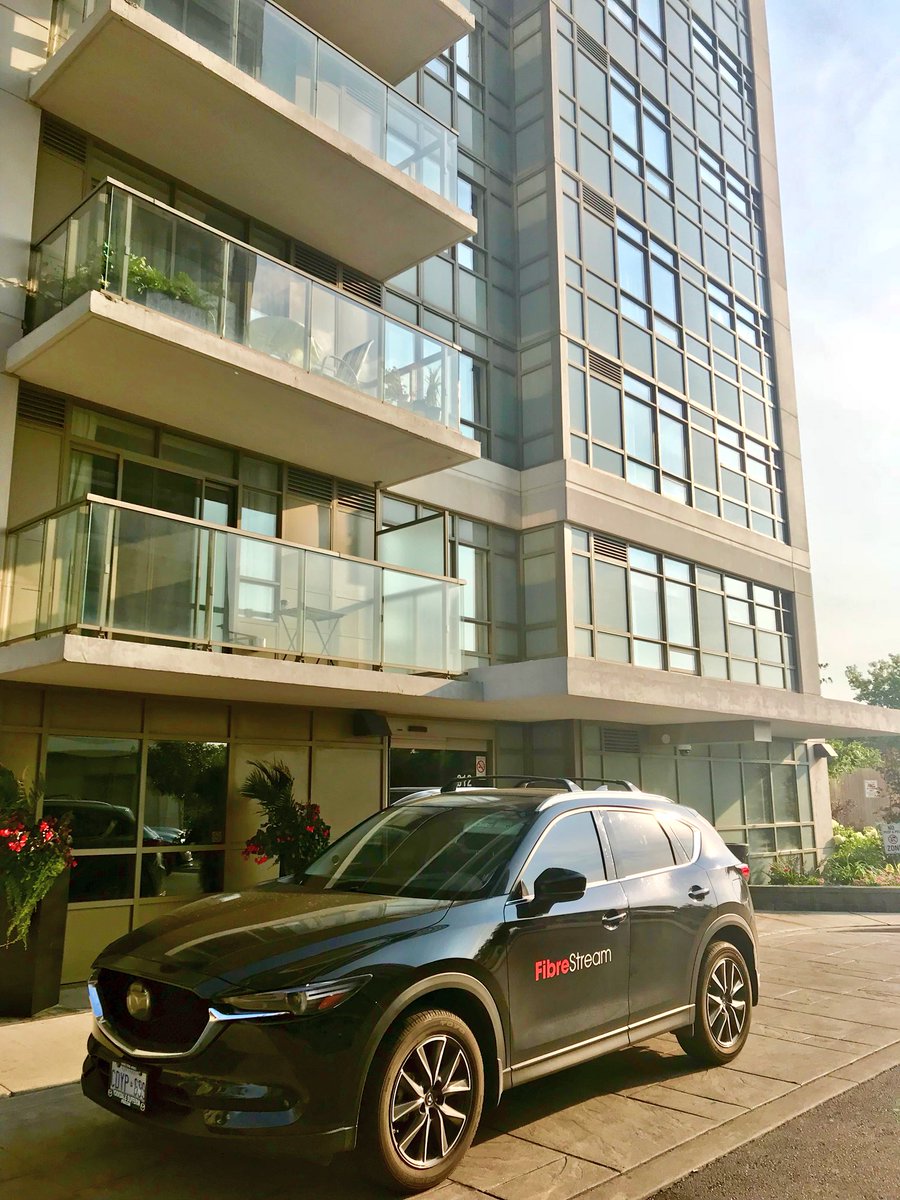 FibreStream's tweet photo. The Upside Down Condos at 812 & 816 Lansdowne Ave are now online. Warm welcome to over 30% of residents installed on launch week โก๏ธ๐ You can get hooked up too, check availability on our site! #condo = #fibrestream #internet #wifi https://t.co/R50m7Uorhj