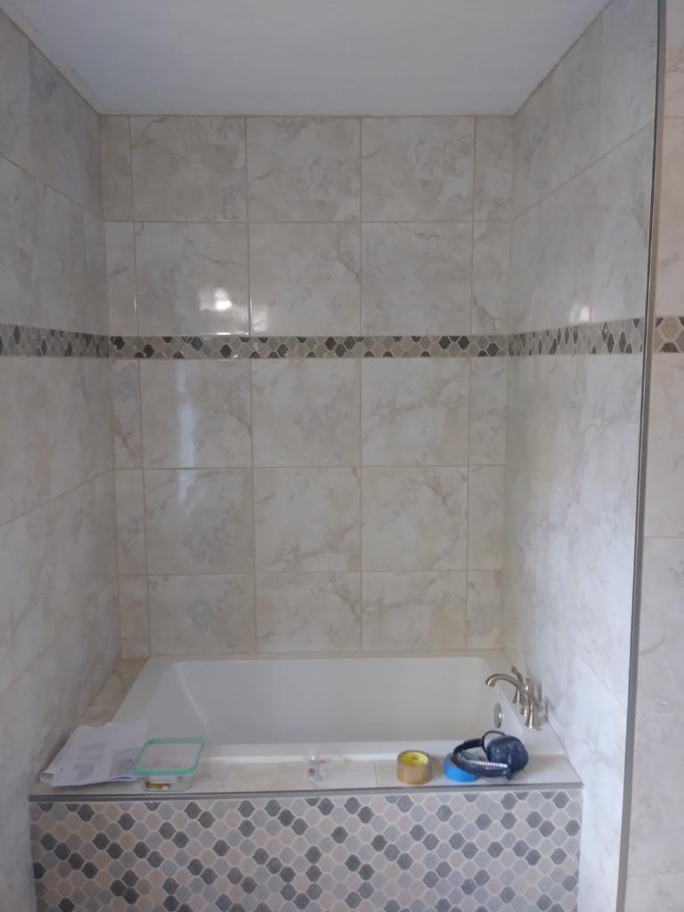 AtlExtra's tweet image. Tile installation by Flooring Extra ATL@AtlExtra   we love making our customers happy