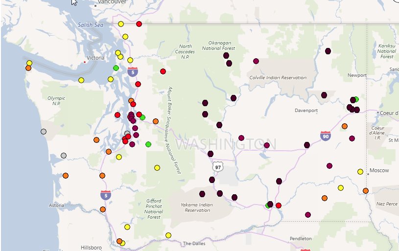 NWS Spokane on Twitter "Hazardous air quality in nearly all of eastern