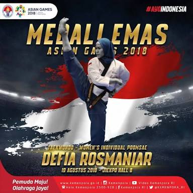 ASasmoyo's tweet photo. #AsianGames2018
#DEFIA ROSMANIAR
#Penumbang Emas Pertama Indonesia https://t.co/KIQ5CkklTW