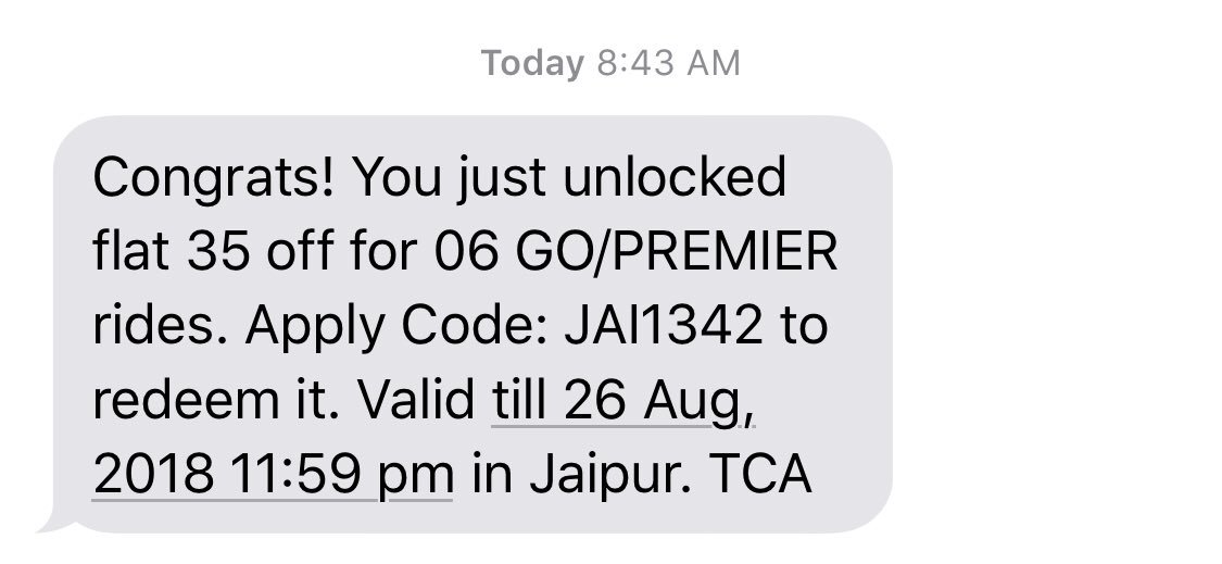 SamWesley69's tweet photo. @Uber_SL don’t spam with unnecessary sms. https://t.co/TdwoVP9rmw