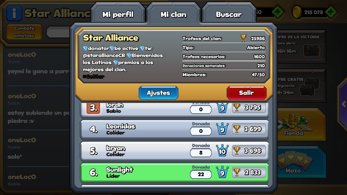Staralliance_CC's tweet photo. Iniciando un nuevo reto en @CastleCrush su juegas este juego te invitamos a formar parte de la familia @StarAllianceCR https://t.co/d1LsRRpYf9