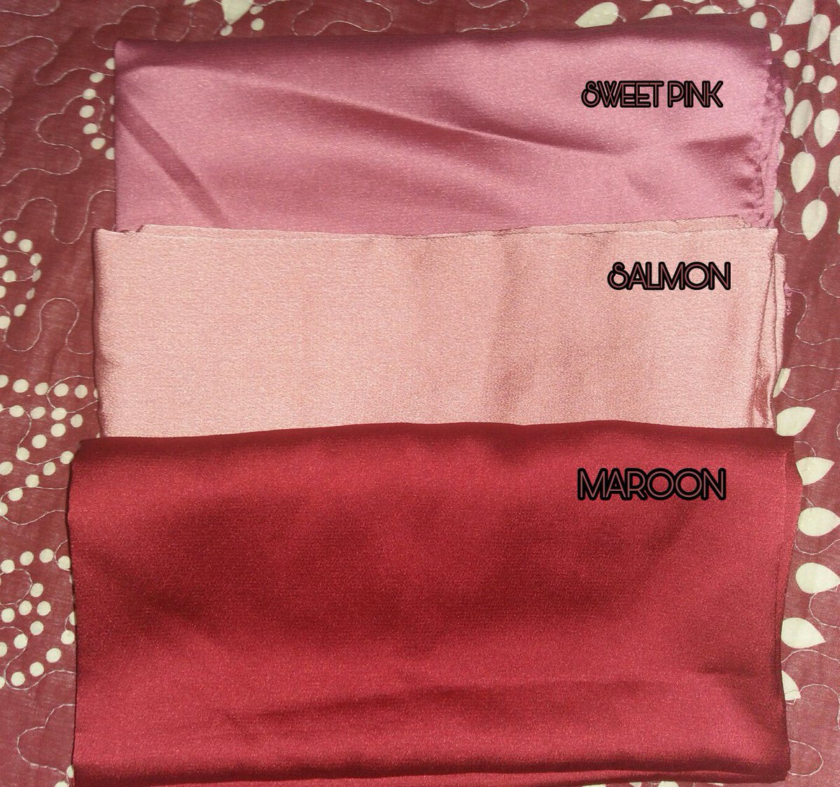 nurarahimi_'s tweet photo. Raya Haji Awesome batchhh..
sementara masih available..
๐๐๐
#bawal #tudung #hijab #raya #squarerose #awesome #nice #Nice06 #shawl https://t.co/iFLzq4eUJl