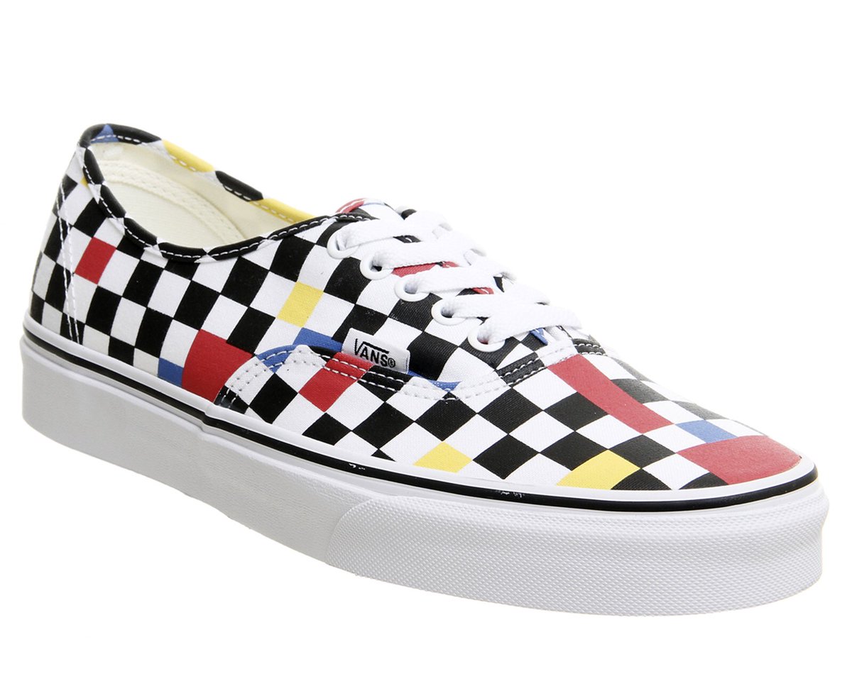 vans geometric slip on