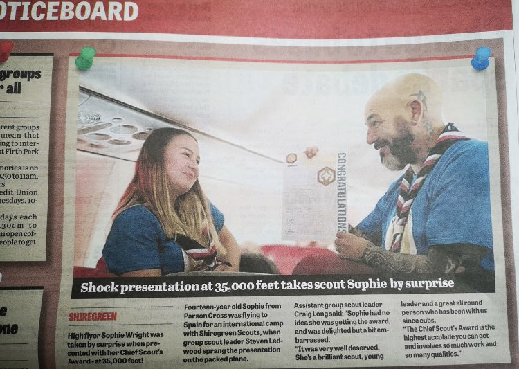 We made it in the Sheffield Star! #iScout