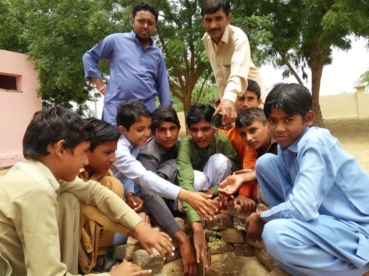 Trees planted @ Government Middle School Sooram, Tharparkar for #GreenThar 🌲🌴🌱🌳
@rda_thar
#SafeSpaces4Youth 
#RDAkaPaigham #YouthKaGreenPakistan