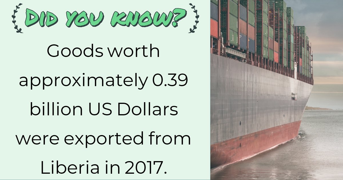 Multilog2's tweet image. #Liberia #Exports #DidYouKnow