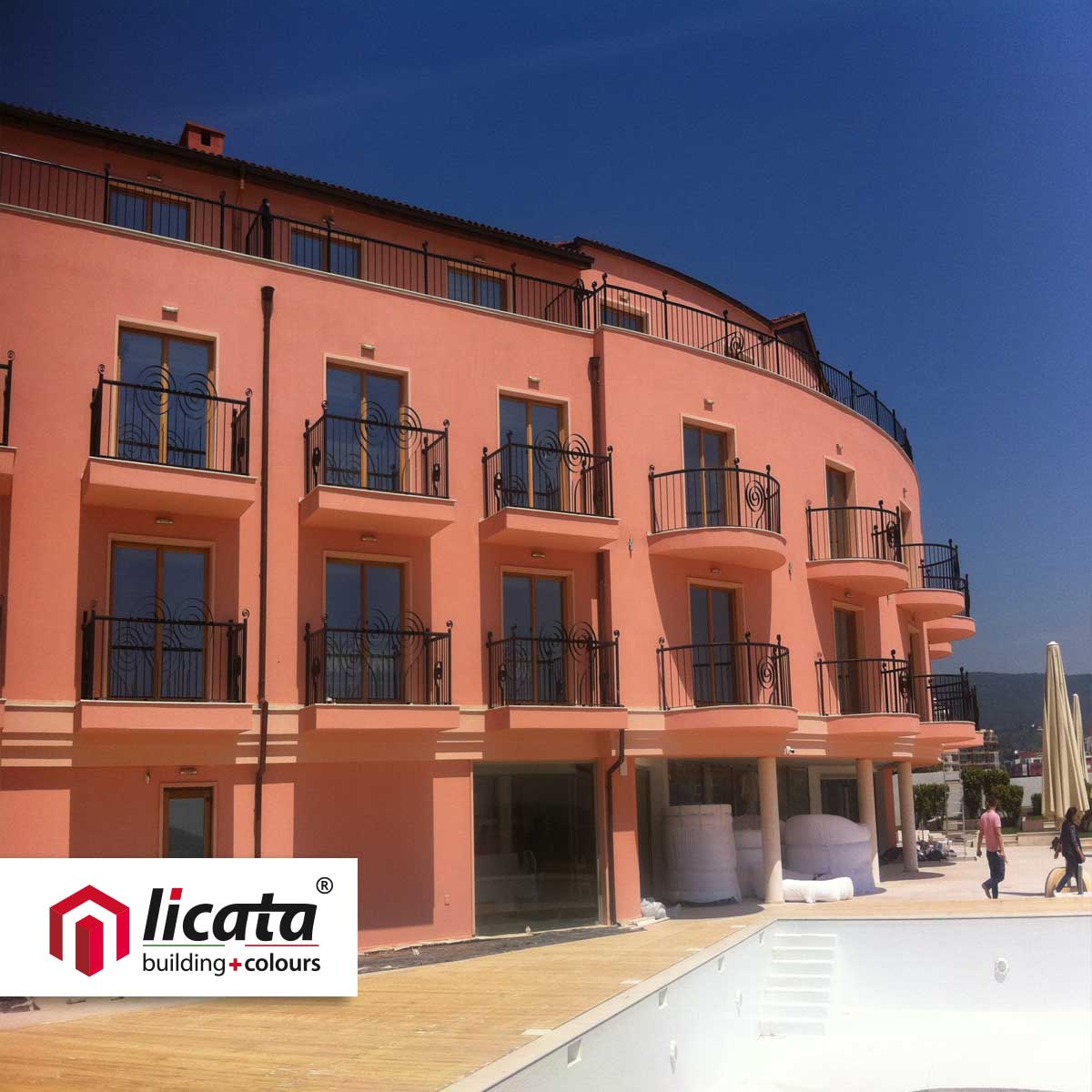 Licataspa's tweet photo. Per l’originale #facciata dell’Hotel Dune a Sunny Beach in #Bulgaria è stato utilizzato #VitreaQuarzo.
Questo microrivestimento, grazie alle eccellenti proprietà #antimuffa e #antialga, è l’ideale per strutture vicine al mare!
#LicataSpa #building #idrorepellenza #licatacoat https://t.co/kX4d96tCkN