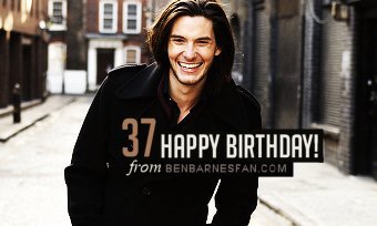 Happy 37th Birthday, Ben Barnes! (bit.ly/2wh54WK)