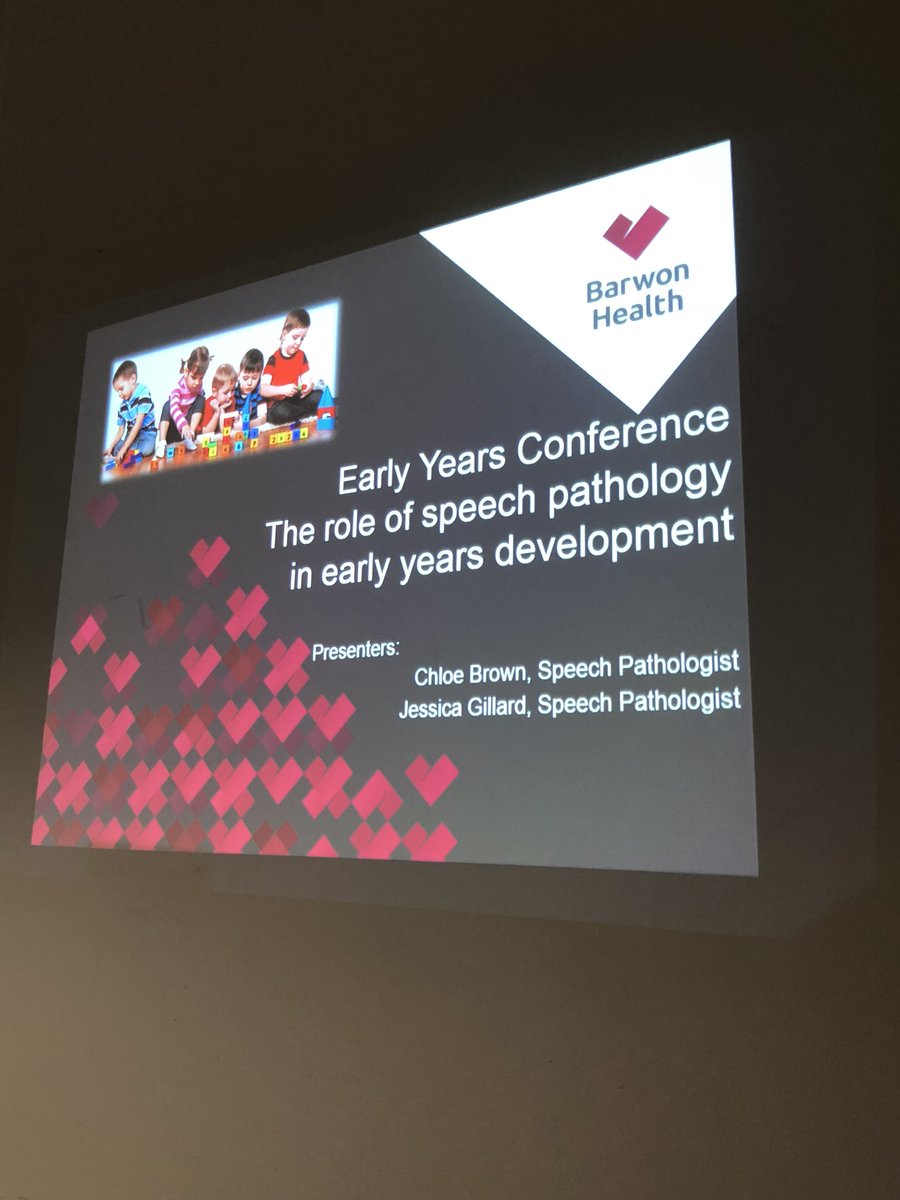 jesscommunicate's tweet photo. Having a ball presenting at the Early Years Conference in Bannockburn. How convenient that it coincides with the commencement of #spweek !
#earlyyears #speechpathology #speechandlangdevelopment https://t.co/bi74P52zS4