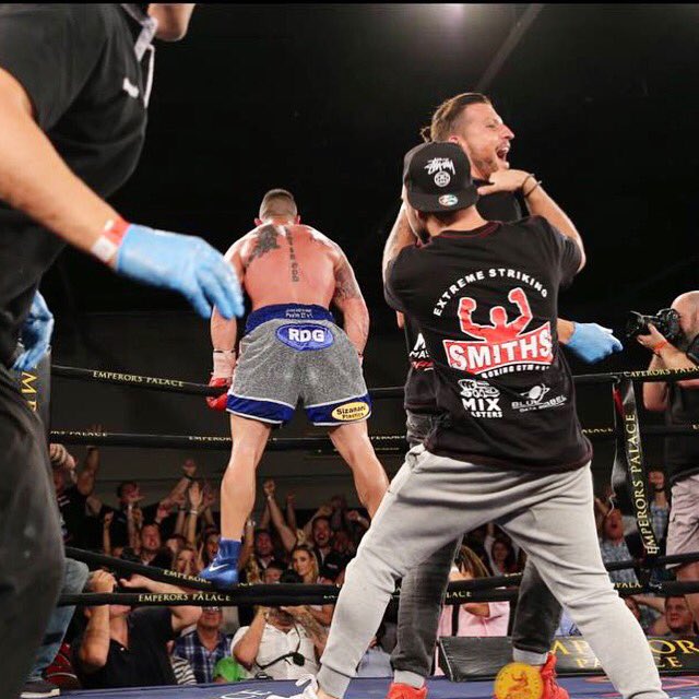 On top of the world after a KO victory 💯 Grateful for all my loyal supporters &amp; my loyal sponsor “ RDG “ for being there since day one of my journey to becoming the Cruiserweight World Champion 🏆 <a href="/RexDiff/">Rex Diff and Gearbox</a> #RDG #KO #Victory